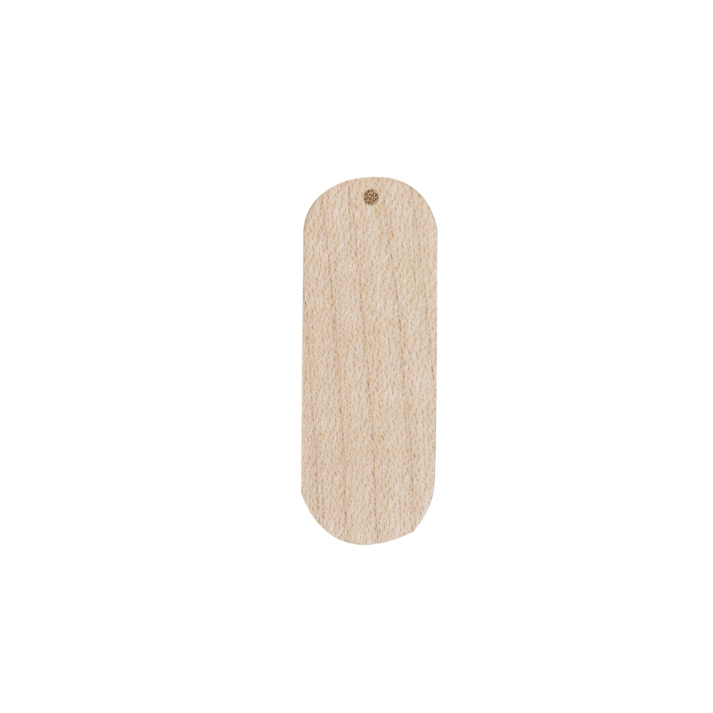 PEN DRIVE MADEIRA OVAL 8 GB GIRATÓRIO