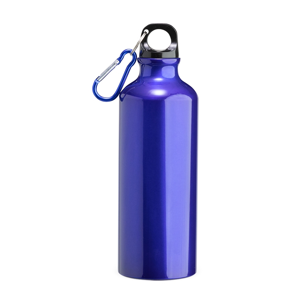 SQUEEZE ALUMINIO 500ML C/ BICO E MOSQUETÃO