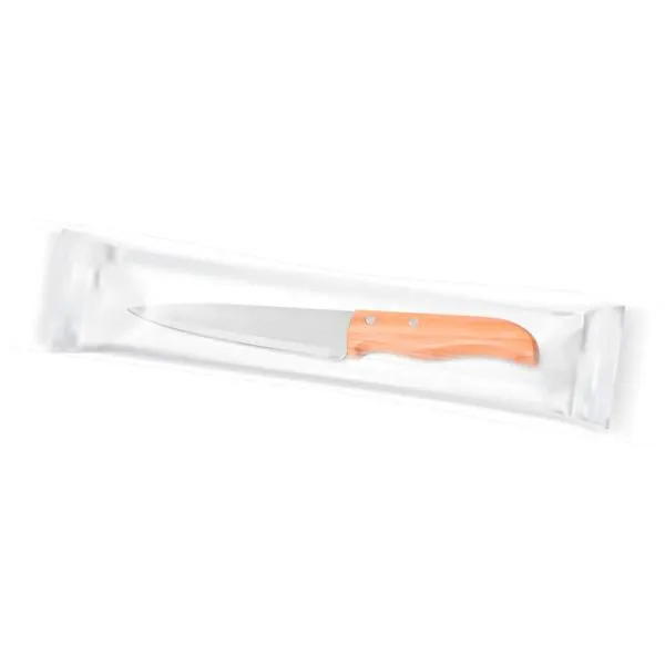 FACA PARA COZINHA INOX / BAMBU - 7"