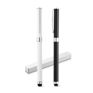 TOUCH. Roller em metal com escrita em preto