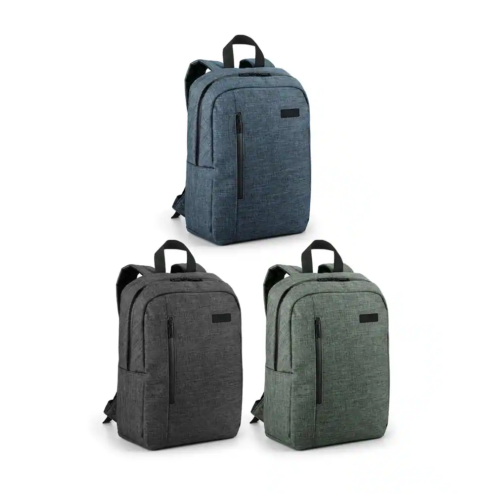 SHADES PLATE. Mochila para notebook 14'' em 600D de alta densidade com placa para personalização 12 L