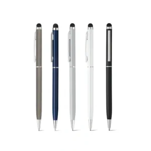 ZOE. Esferográfica em alumínio com escrita em azul