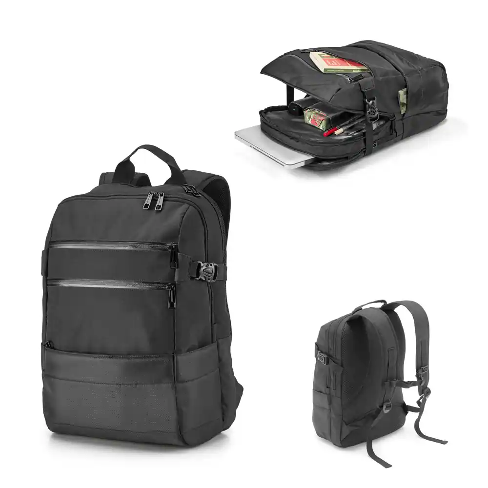 ZIPPERS BPACK. Mochila para notebook 15'6'' em 840D jacquard e 300D 25 L