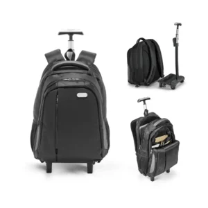 MIAMI. Mochila trolley para notebook 17'' em Nylon 999 impermeável com 2 rodas e sistema de proteção integrado 30 L