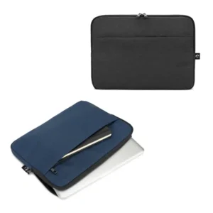 DALLAS. Pasta para notebook 14" em poliéster reciclado 600D de alta densidade