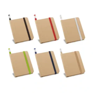 BRONTE. Caderno A7 em cartão com páginas lisas