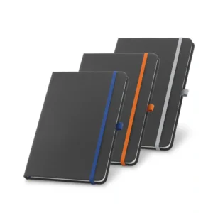 RUIZ. Caderno A6 de capa dura em c.sintético com 160 páginas pautadas