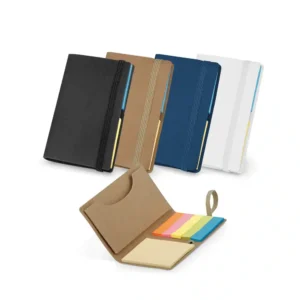 TAZY. Porta cartões em kraft reciclado com elástico