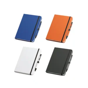 SHAW. Conjunto de caderno A5 e esferográfica